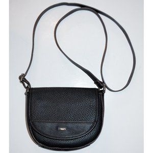 Chaps Mariam Saddlebag Black Crossbody